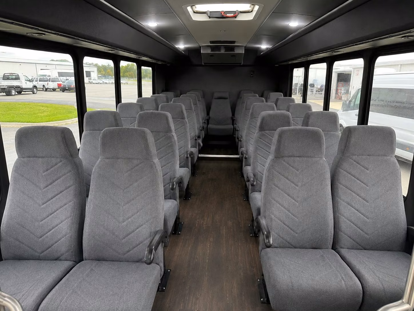 20 passenger minibus interior