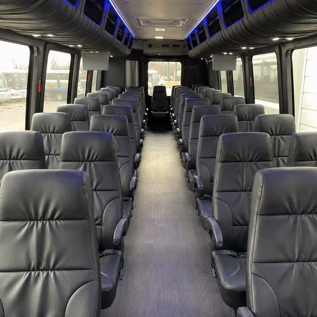 30 passenger minibus inside
