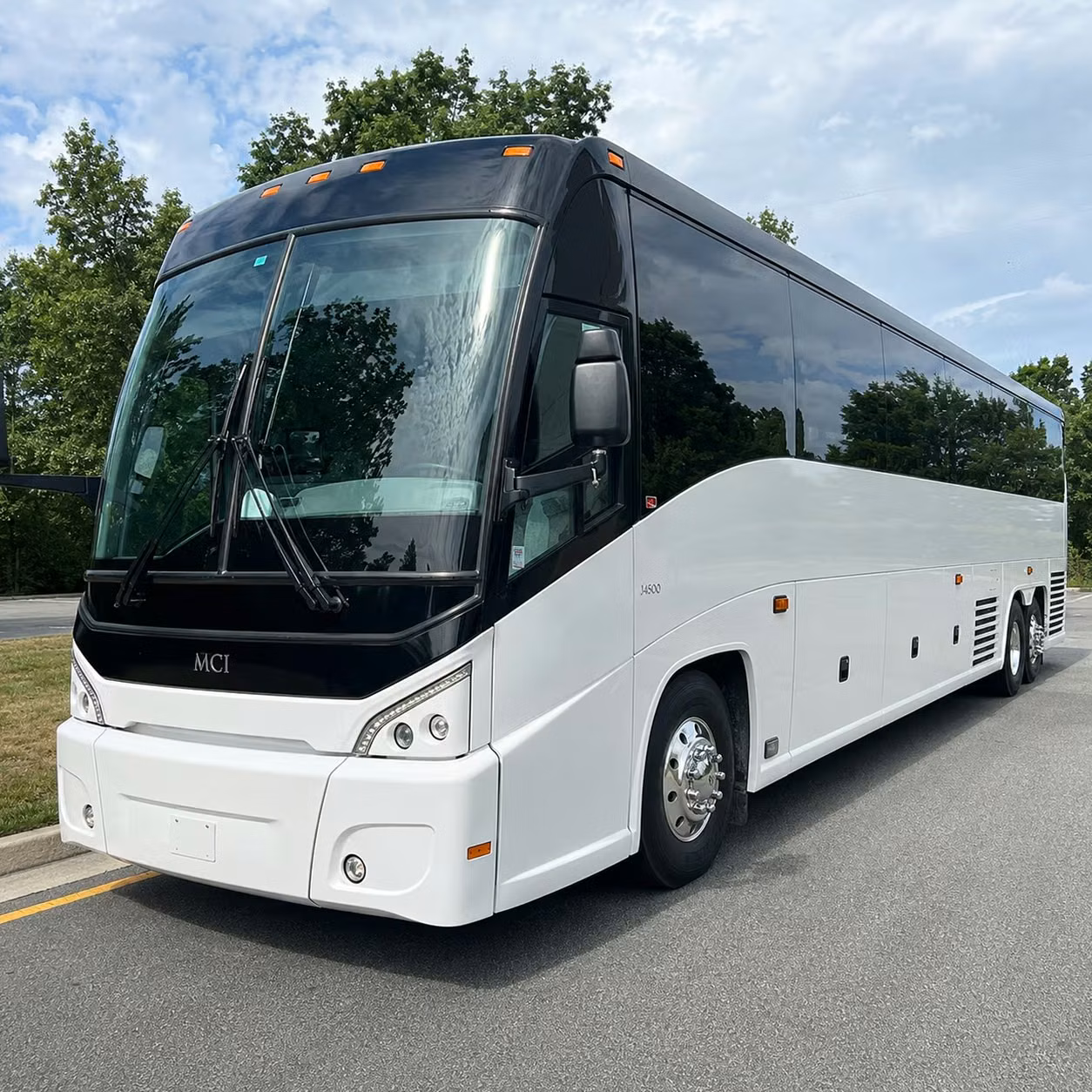 56 passenger charter bus