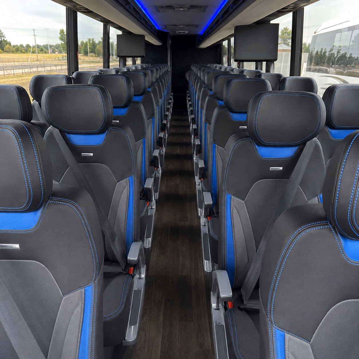 charter bus rentals for kent weddings