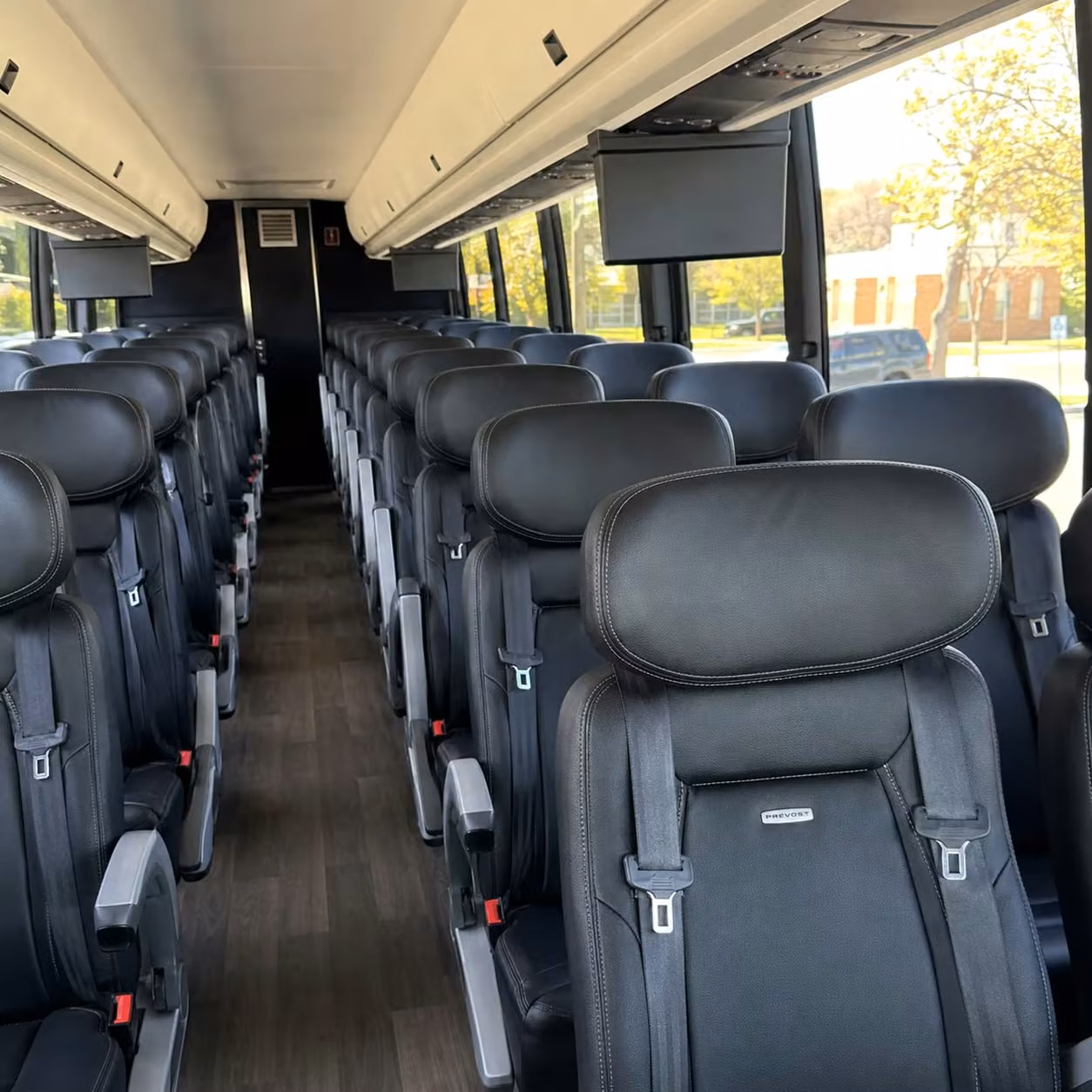 kent charter bus inside